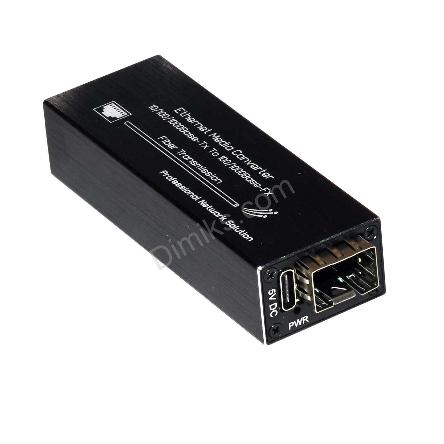 Media converter mini – SFP port 100/1000 to 10/100/1000-T RJ45 (DS-MC ...